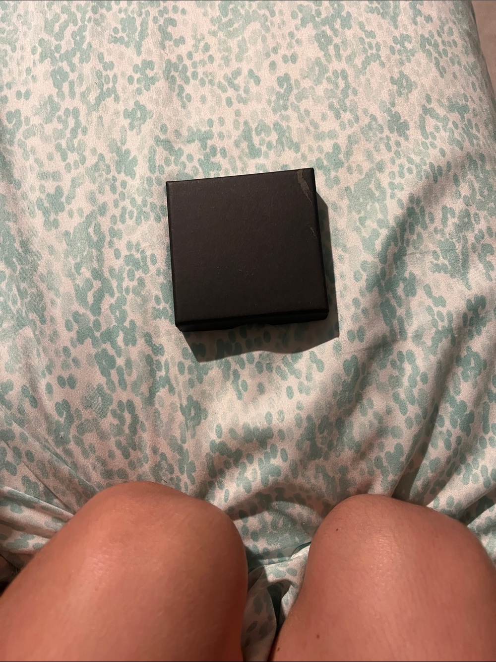Small Black Jewelry Box - Square Gift Box